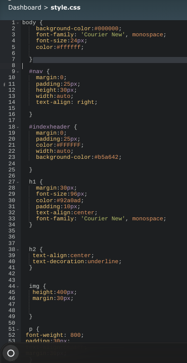 css code